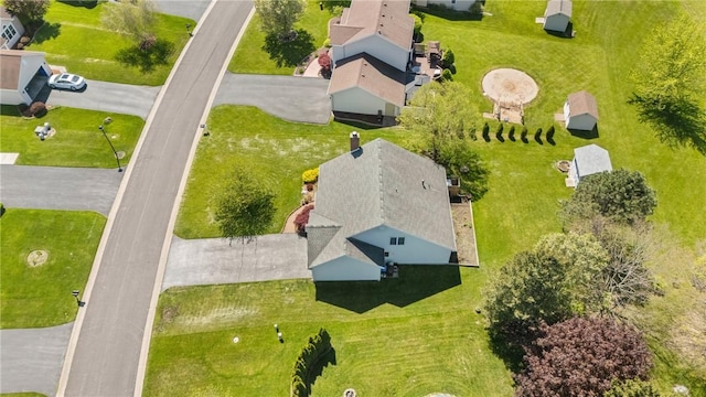 drone / aerial view