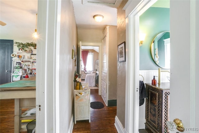 82 Radcliffe Rd, Buffalo, NY 14214 - hall featuring wood finished floors