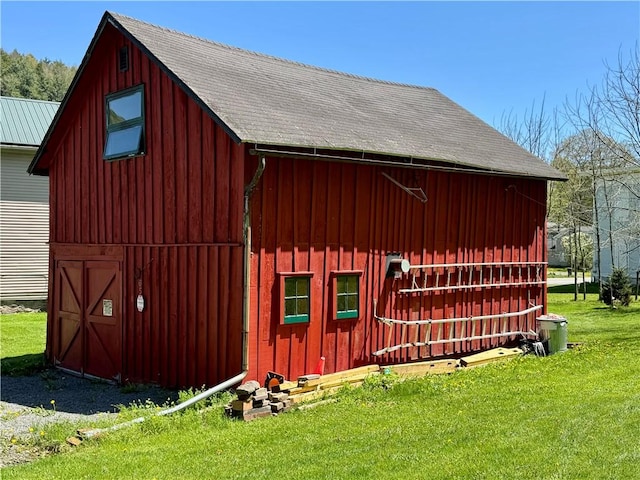 2395 State Highway 205, Laurens, NY 13810 - view of barn featuring a lawn