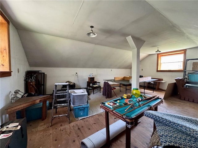 2395 State Highway 205, Laurens, NY 13810 - playroom with wood-type flooring and lofted ceiling