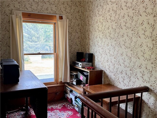 2395 State Highway 205, Laurens, NY 13810 - office space featuring wallpapered walls and carpet