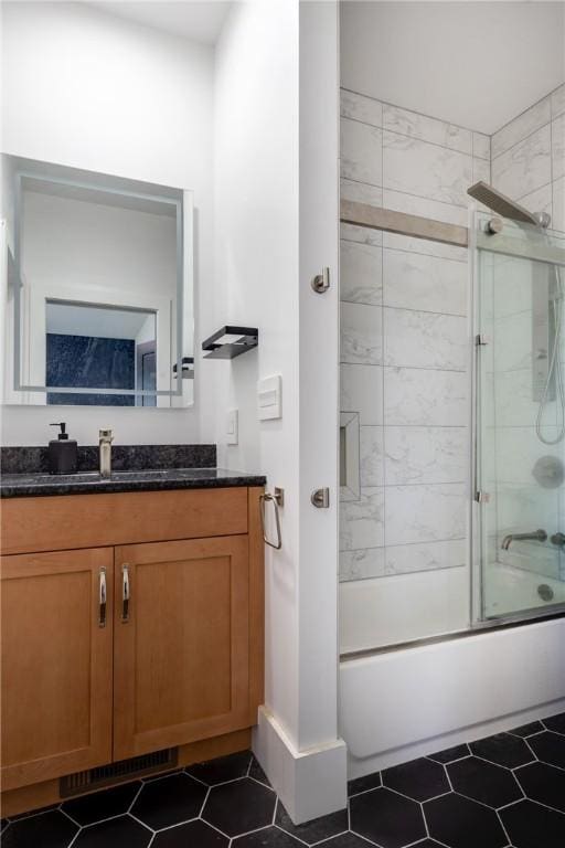 313 Wexford Ln, Horseheads, NY 14845 - bathroom with combined bath / shower with glass door and vanity
