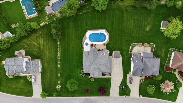 670 Raymond Dr, Lewiston, NY 14092 - aerial view of property's location featuring a pool area