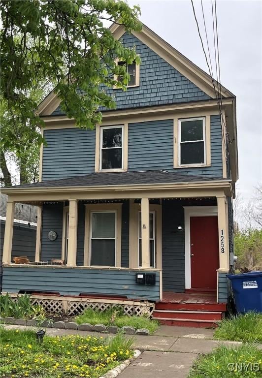 1258 W Belden Ave, Syracuse, NY 13204 - view of front of house featuring covered porch