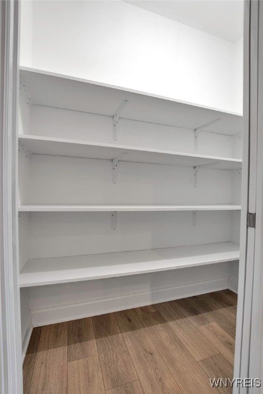 view of storage area
