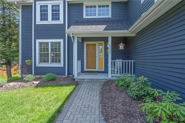 4268 Colorado Run, Onondaga, NY 13215 - entrance to property with a shingled roof