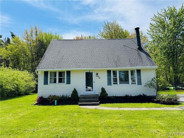 30 Schultz Rd, Orchard Park, NY 14127 - view of front of home with a front yard and a shingled roof