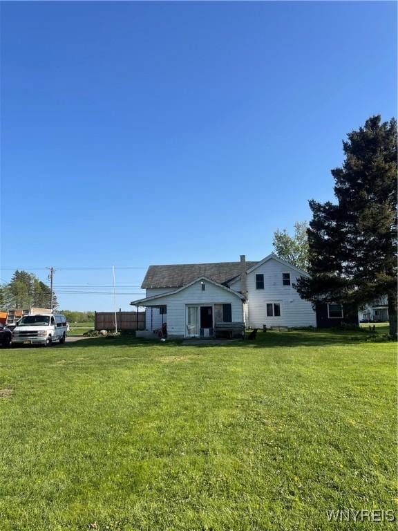 12866 Genesee Rd, Sardinia, NY 14030 - view of front of home with a front lawn