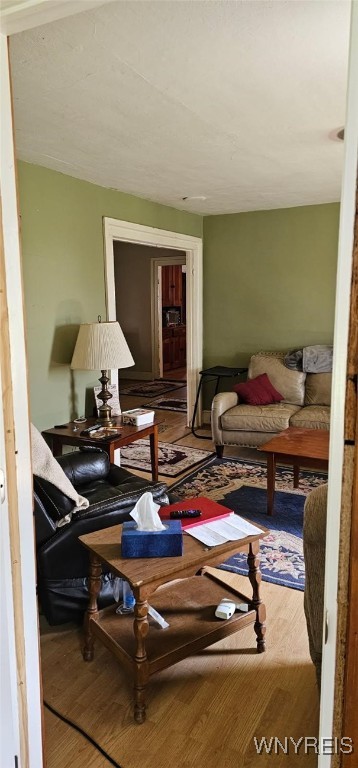 12866 Genesee Rd, Sardinia, NY 14030 - living area with wood finished floors