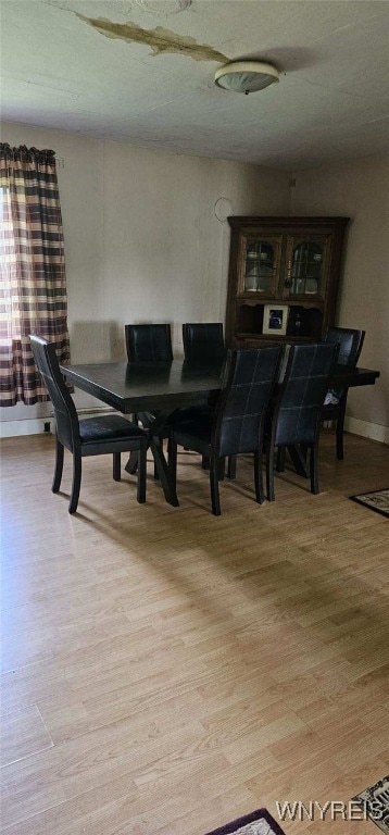 12866 Genesee Rd, Sardinia, NY 14030 - dining space with light wood-type flooring and baseboards
