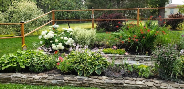 52 High St, Alfred, NY 14802 - view of yard featuring fence
