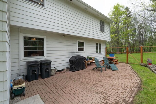 52 High St, Alfred, NY 14802 - view of patio / terrace with a grill