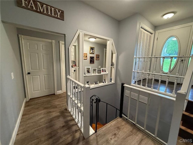 1404 Riverbend Dr, Lysander, NY 13027 - foyer with wood finished floors and baseboards