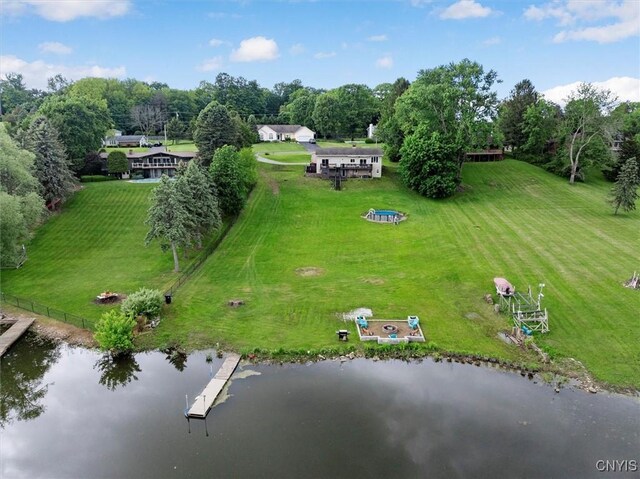 1404 Riverbend Dr, Lysander, NY 13027 - aerial view of property and surrounding area featuring a nearby body of water and a tree filled landscape