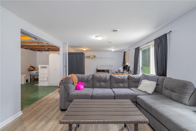 view of living area