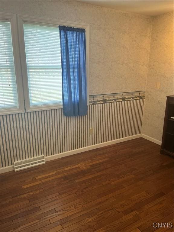 8054 Fargo Rd, Henderson, NY 13650 - unfurnished room featuring dark wood-style flooring and baseboards