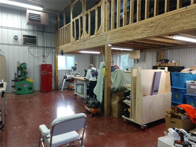 8054 Fargo Rd, Henderson, NY 13650 - below grade area featuring an AC wall unit