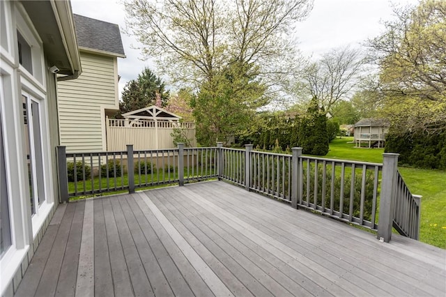 401 Montvale Ln, Greece, NY 14626 - deck with a yard