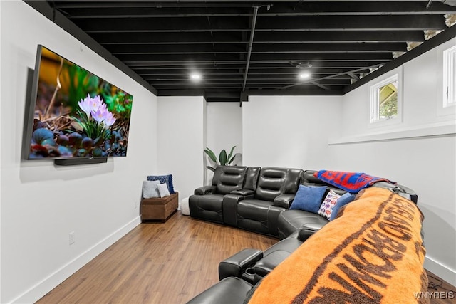3750 Transit Rd, Orchard Park, NY 14127 - living area with baseboards and wood finished floors