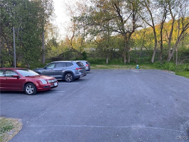24 W Main St, Eaton, NY 13408 - uncovered parking lot with view of scattered trees