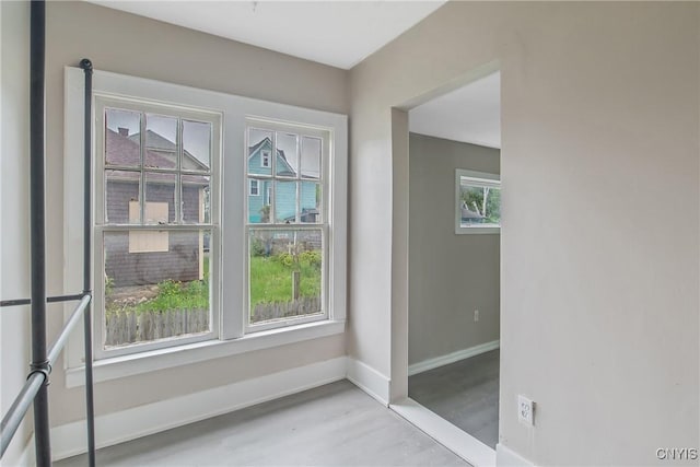 121 Roney Rd, Syracuse, NY 13205 - empty room featuring baseboards and wood finished floors