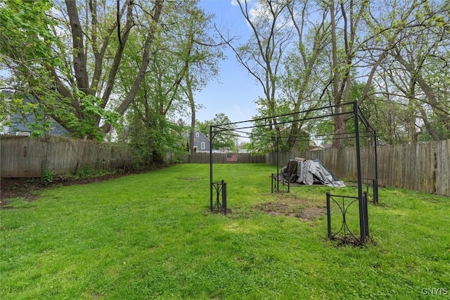 view of yard