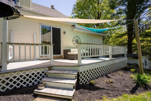 7735 Coates Rd N, Trenton, NY 13354 - view of deck