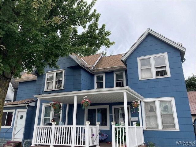 428 Tonawanda St, Buffalo, NY 14207 - view of front of home featuring a porch and a shingled roof