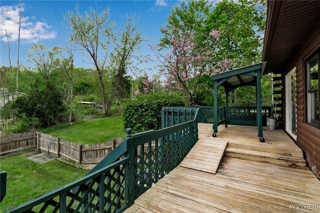 353 Campbell Rd, Sweden, NY 14420 - view of wooden deck