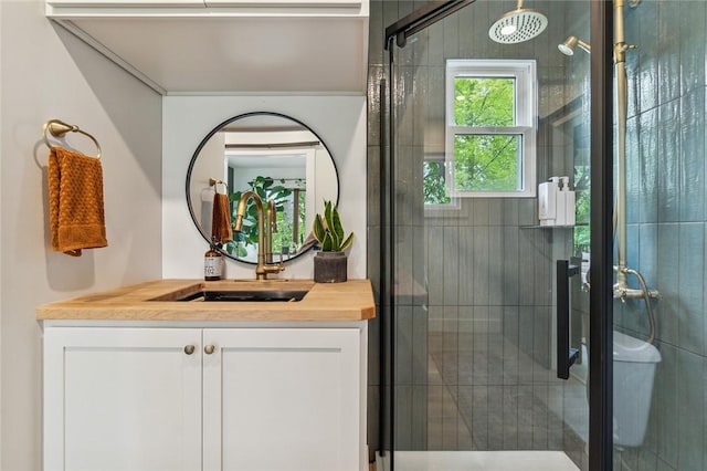 314 Hamilton St, Benton, NY 14527 - bathroom with a shower stall and vanity