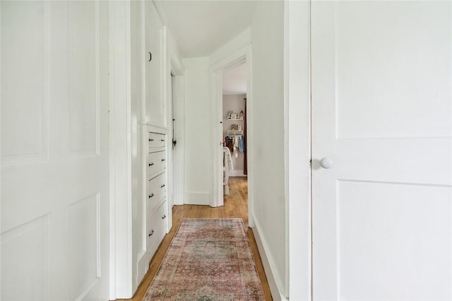 314 Hamilton St, Benton, NY 14527 - hall featuring light wood-type flooring and baseboards