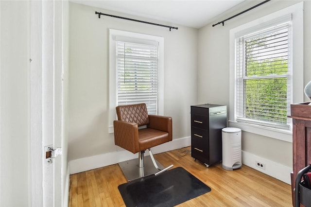314 Hamilton St, Benton, NY 14527 - sitting room featuring plenty of natural light, wood finished floors, and baseboards