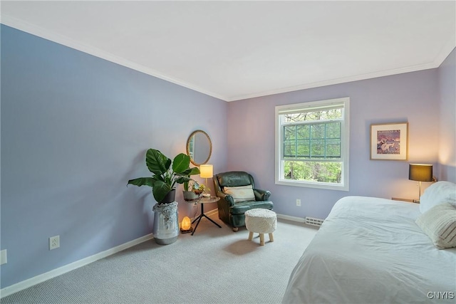 9 Bishop Dr, Manlius, NY 13066 - carpeted bedroom featuring baseboards and crown molding