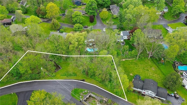 9 Bishop Dr, Manlius, NY 13066 - view of property location featuring property boundaries highlighted and a pool