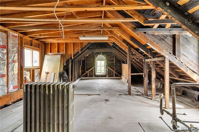 72 Mariner St, Buffalo, NY 14201 - view of unfinished attic