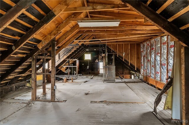 72 Mariner St, Buffalo, NY 14201 - view of unfinished attic