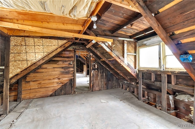 72 Mariner St, Buffalo, NY 14201 - view of unfinished attic