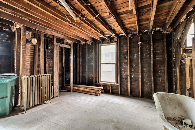 72 Mariner St, Buffalo, NY 14201 - below grade area featuring wood-type flooring