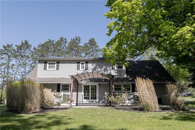 100 Parkview Dr, Erwin, NY 14870 - back of property with a pergola and a yard
