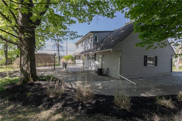 100 Parkview Dr, Erwin, NY 14870 - rear view of house with a deck, a patio area, and roof with shingles