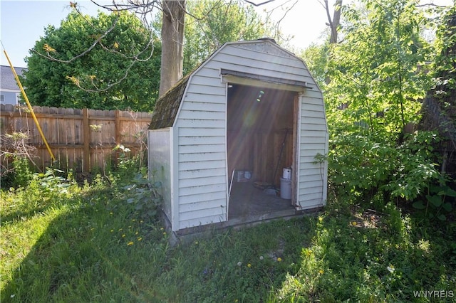 2282 Seneca St, Buffalo, NY 14210 - view of shed featuring fence