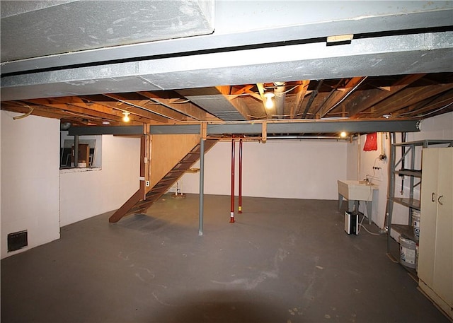 31 Jefreelind Dr, Greece, NY 14616 - unfinished basement featuring stairs
