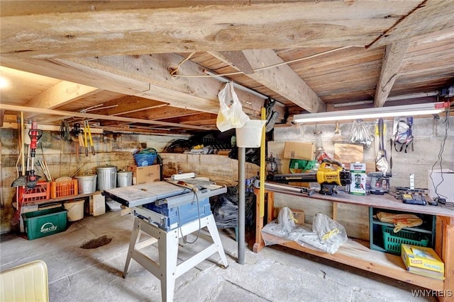 view of storage