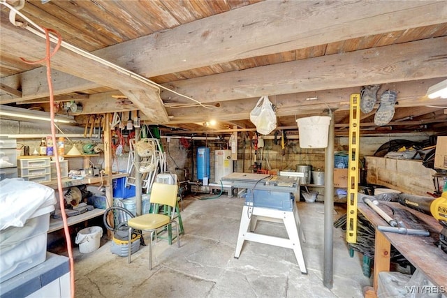 storage with water heater