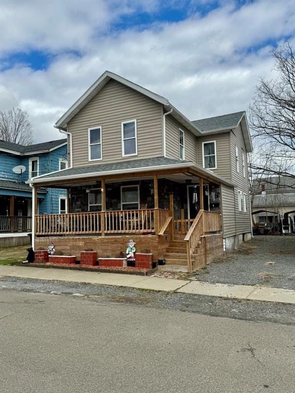 426 Loder St, Barton, NY 14892 - view of front facade with a porch