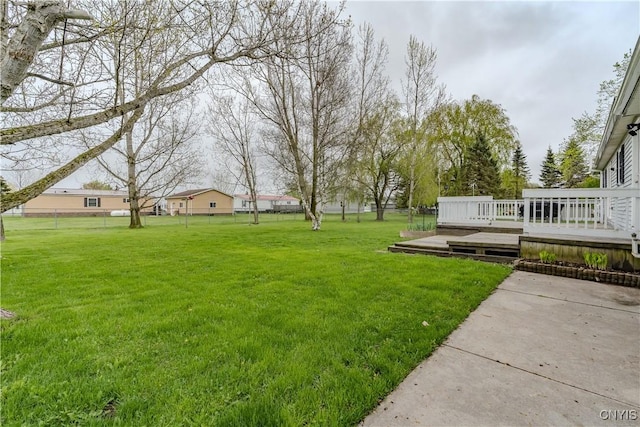 36852 Middle Rd, Orleans, NY 13656 - view of yard featuring a deck and a patio area
