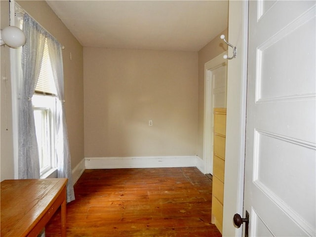 7 Walnut St, Oneonta-City, NY 13820 - empty room with hardwood / wood-style floors and baseboards