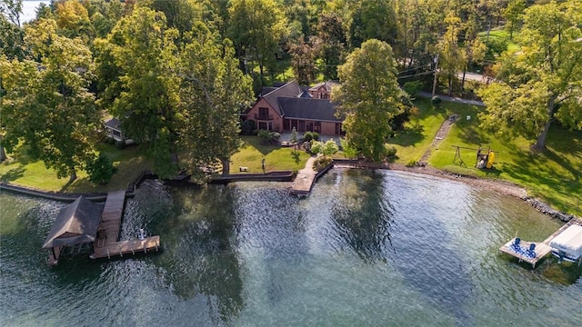 4331 Tichenor Point Dr, Canandaigua-Town, NY 14424 - view of subject property featuring a nearby body of water and a forest