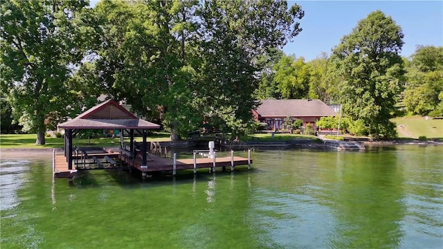 4331 Tichenor Point Dr, Canandaigua-Town, NY 14424 - dock featuring a water view