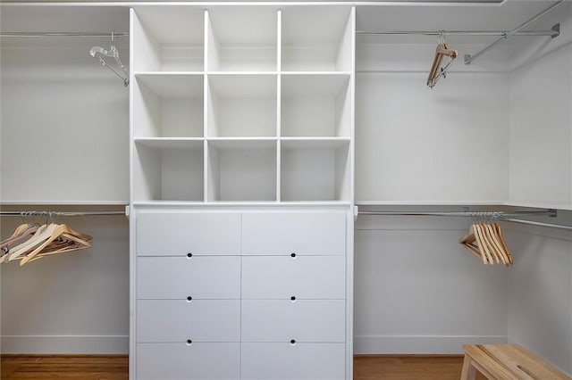 4331 Tichenor Point Dr, Canandaigua-Town, NY 14424 - spacious closet featuring wood finished floors